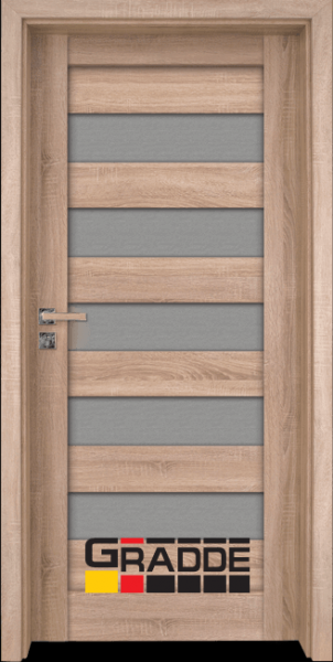 Интериорна врата Gradde Aaven Glas, цвят Дъб Вераде