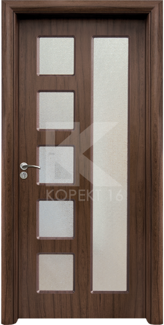 Интериорна врата 048, цвят Орех
