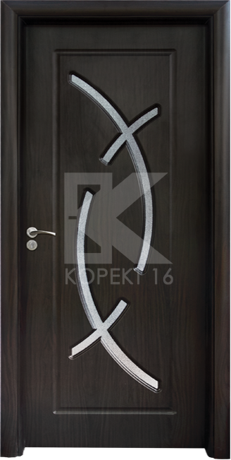 Интериорна врата 056, цвят Венге