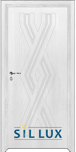 интериорна врата  Sil lux 3015p F цвят  Снежен бор